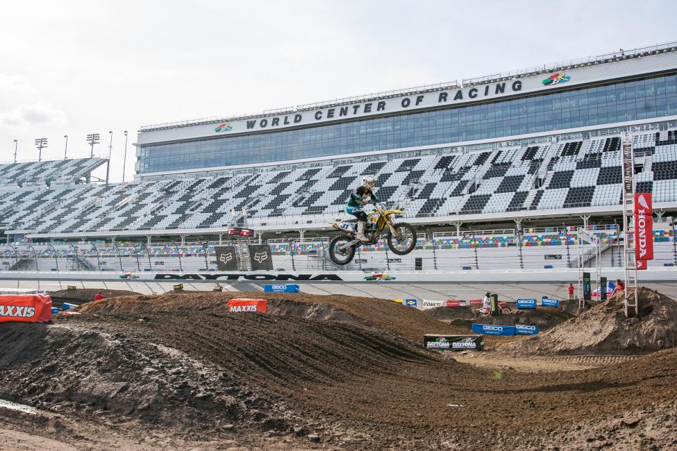 The 10th Annual Ricky Carmichael Daytona Supercross took place inside the World Center of Racing.