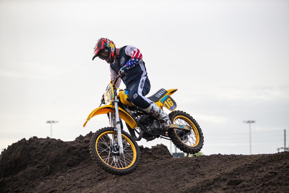 Jeff Stanton took home three overall wins this year during the Daytona Vintage Supercross.