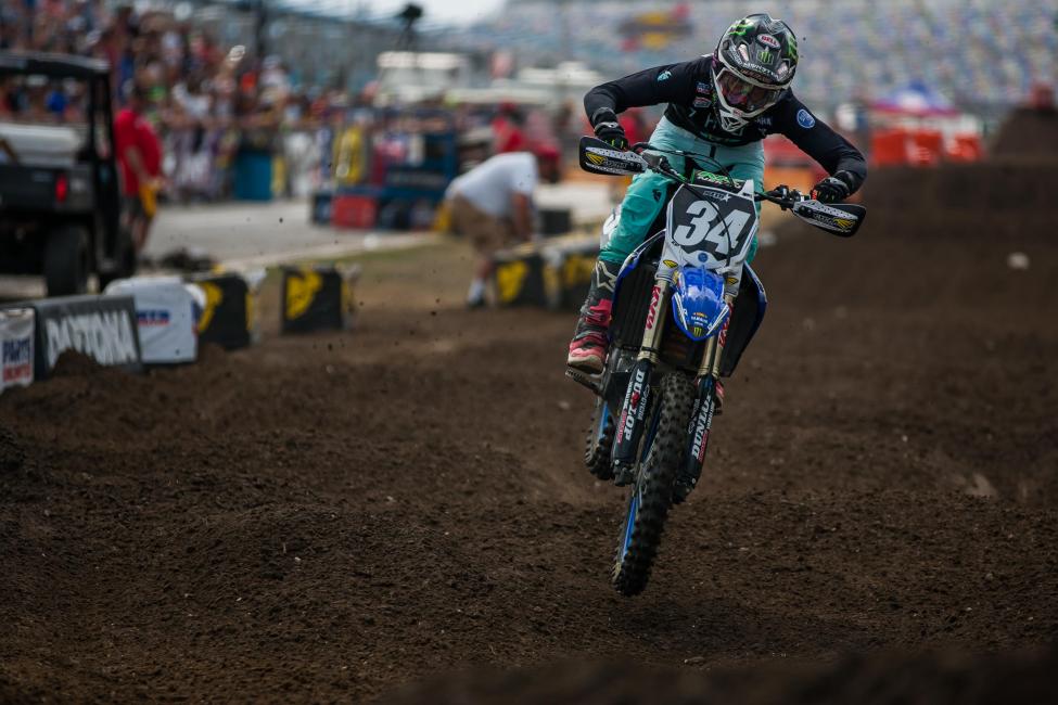 Jarrett Frye took home three overall wins today in the Schoolboy 2, 450 B and 250 B classes.