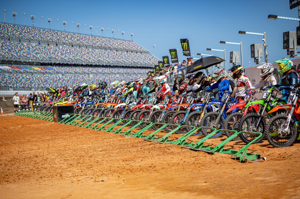 There were 1,339 race entries for the 13th Annual Monster Energy Ricky Carmichael Daytona Amateur Supercross event.